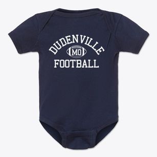 Dudenville Missouri Football Baby Onesie