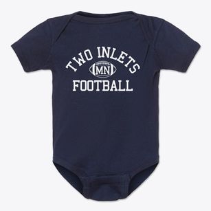 Two Inlets Minnesota Football Baby Onesie