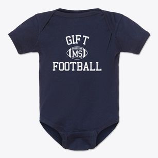 Gift Mississippi Football Baby Onesie