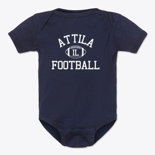 Attila Illinois Football Baby Onesie