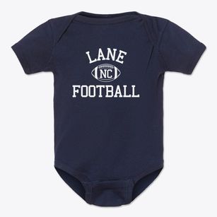 Lane North Carolina Football Baby Onesie