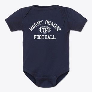 Mount Orange Tennessee Football Baby Onesie