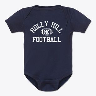 Holly Hill North Carolina Football Baby Onesie