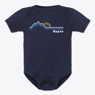 Sayre Arkansas Mountain View Baby Onesie