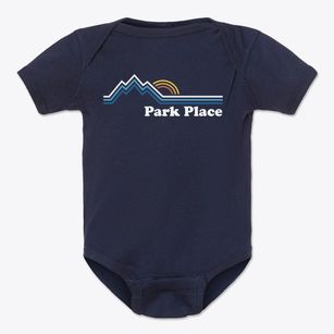 Park Place Arkansas Mountain View Baby Onesie