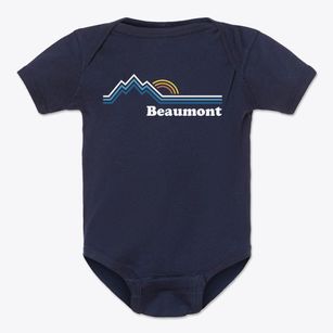 Beaumont Virginia Mountain View Baby Onesie