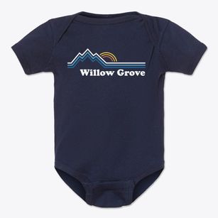 Willow Grove Virginia Mountain View Baby Onesie