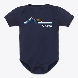 Vesta Arkansas Mountain View Baby Onesie