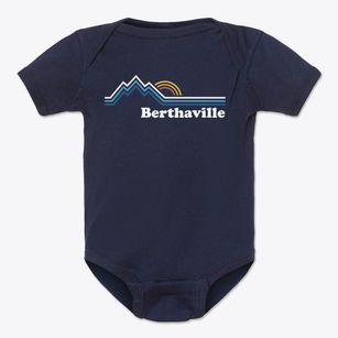 Berthaville Virginia Mountain View Baby Onesie
