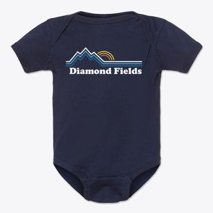 Diamond Fields Arizona Mountain View Baby Onesie