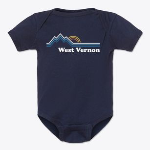 West Vernon Pennsylvania Mountain View Baby Onesie