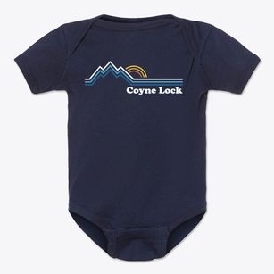 Coyne Lock Pennsylvania Mountain View Baby Onesie