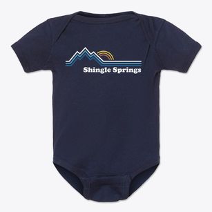 Shingle Springs California Mountain View Baby Onesie