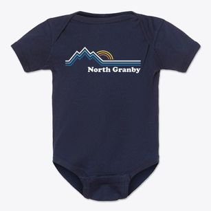 North Granby Connecticut Mountain View Baby Onesie