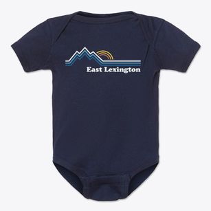 East Lexington Virginia Mountain View Baby Onesie