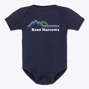 Kent Narrows Maryland Mountain View Baby Onesie