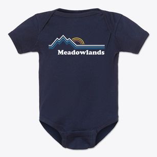 Meadowlands Minnesota Mountain View Baby Onesie