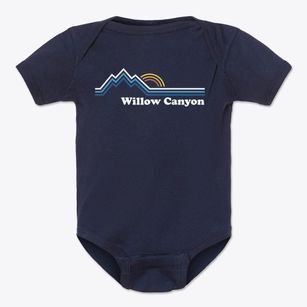 Willow Canyon Arizona Mountain View Baby Onesie