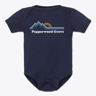 Pepperwood Grove California Mountain View Baby Onesie