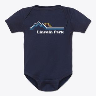Lincoln Park Virginia Mountain View Baby Onesie