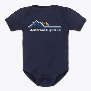 Jefferson Highland New Hampshire Mountain View Baby Onesie