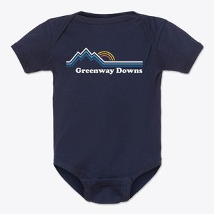 Greenway Downs Virginia Mountain View Baby Onesie