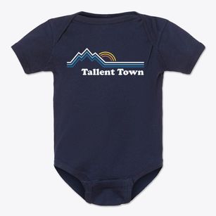 Tallent Town Virginia Mountain View Baby Onesie