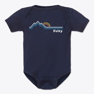 Felty Kentucky Mountain View Baby Onesie