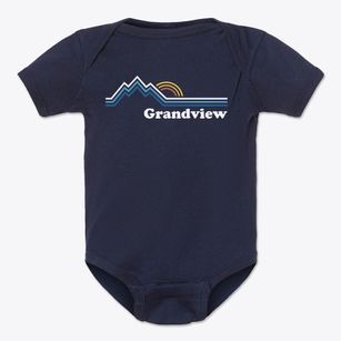 Grandview Colorado Mountain View Baby Onesie