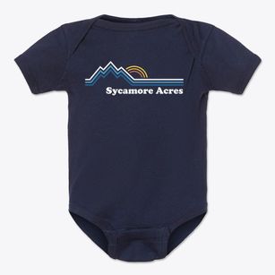 Sycamore Acres Maryland Mountain View Baby Onesie