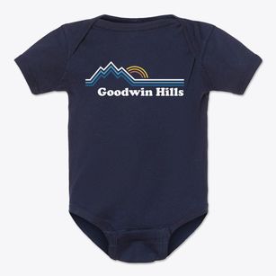 Goodwin Hills North Carolina Mountain View Baby Onesie