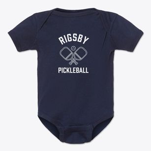 Rigsby Oklahoma Pickleball Baby Onesie