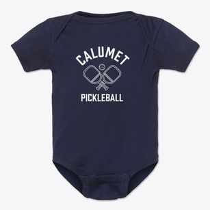 Calumet Louisiana Pickleball Baby Onesie