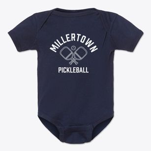 Millertown Pennsylvania Pickleball Baby Onesie