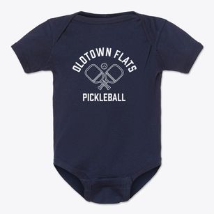 Oldtown Flats Ohio Pickleball Baby Onesie