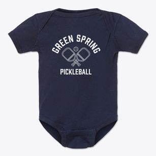 Green Spring Delaware Pickleball Baby Onesie