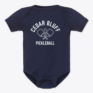 Cedar Bluff Mississippi Pickleball Baby Onesie