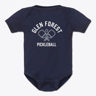 Glen Forest Virginia Pickleball Baby Onesie