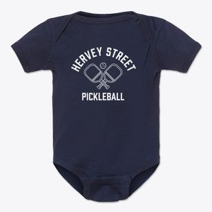 Hervey Street New York Pickleball Baby Onesie