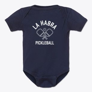 La Habra California Pickleball Baby Onesie