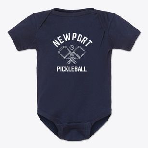 Newport New Hampshire Pickleball Baby Onesie