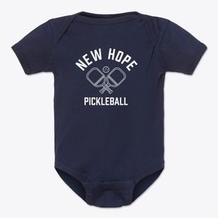 New Hope New York Pickleball Baby Onesie