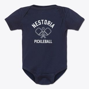Nestoria Michigan Pickleball Baby Onesie