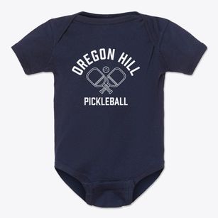 Oregon Hill North Carolina Pickleball Baby Onesie