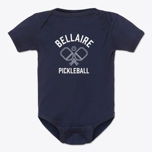 Bellaire Kansas Pickleball Baby Onesie