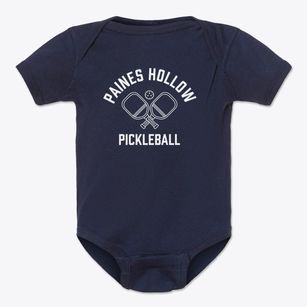 Paines Hollow New York Pickleball Baby Onesie