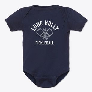 Lone Holly Maryland Pickleball Baby Onesie