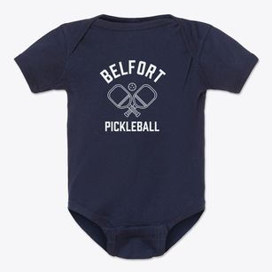 Belfort New York Pickleball Baby Onesie