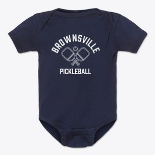 Brownsville Delaware Pickleball Baby Onesie