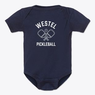 Westel Tennessee Pickleball Baby Onesie